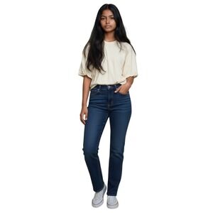 G By Giuliana G Sculpt Dark Wash High Rise Slim Straight Boot Cut Leg Jeans SZ 4